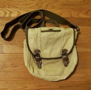 Canvas cross-body bag (large)